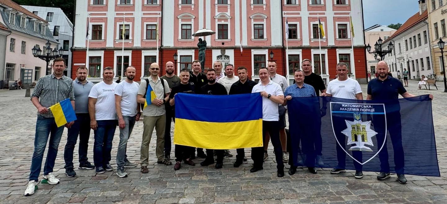 Mai lõpus kohtusid Tartus Eesti politseinikud ja Ukraina politseijuhid